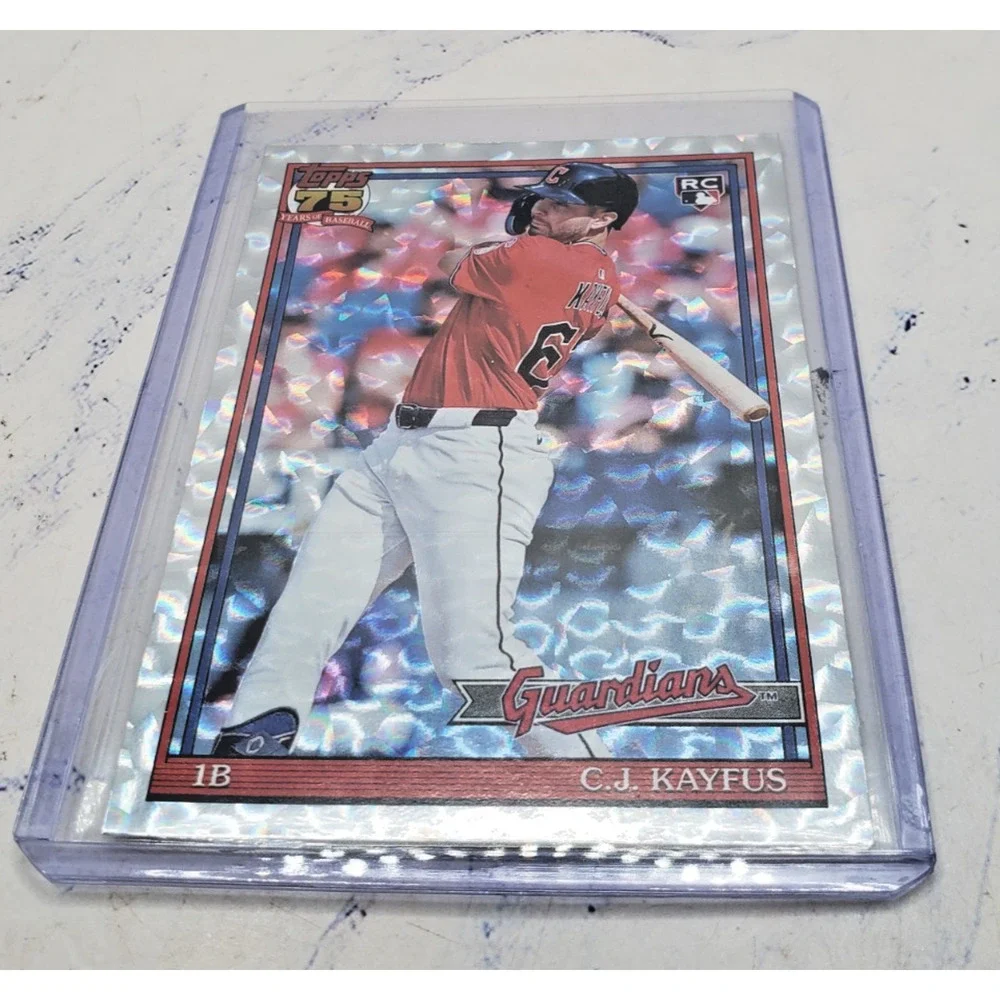 C.J. Kayfus 2026 Topps 1991 35th Anniversary Crackle Foil Parallel #T91-90